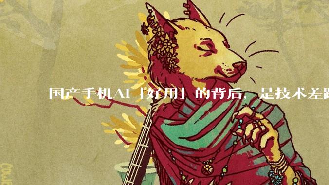 国产手机AI「好用」的背后，是技术差距还是文化差异？