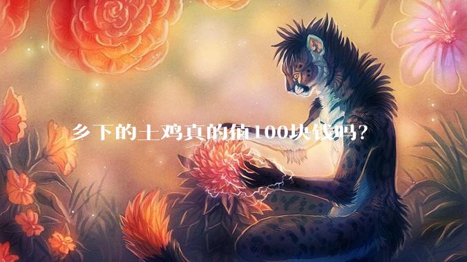 乡下的土鸡真的值100块钱吗？