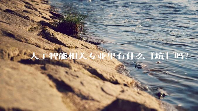 人工智能相关专业里有什么「坑」吗？